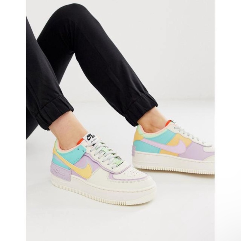 Nike AF1 Shadow Pale Ivory Pastel Sneakers